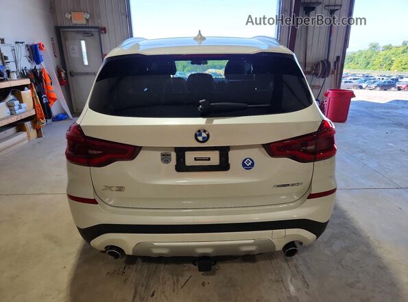 5UXTY5C06L9C92785 2020 BMW X3 Белый Вид сзади