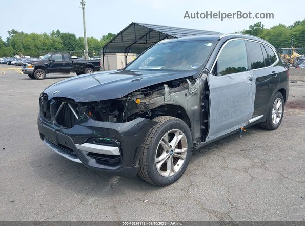 5UXTY5C06M9E54660 2021 BMW X3 Gray Front left