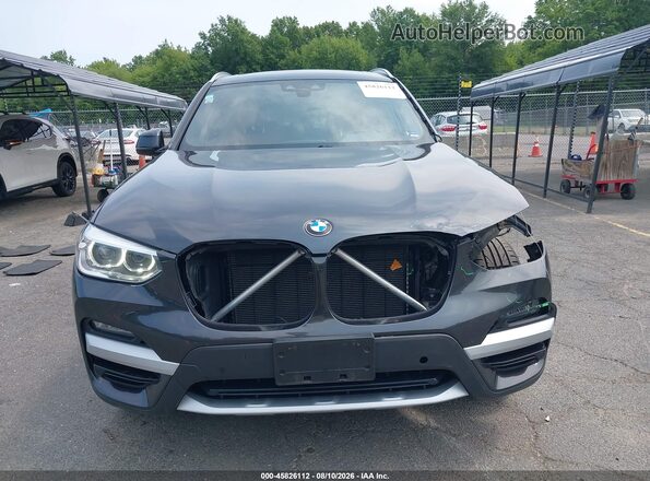 5UXTY5C06M9E54660 2021 BMW X3 Gray Front view