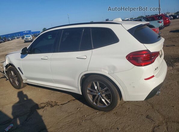 5UXTY5C06M9F39644 2021 BMW X3 White Հետևի ձախ