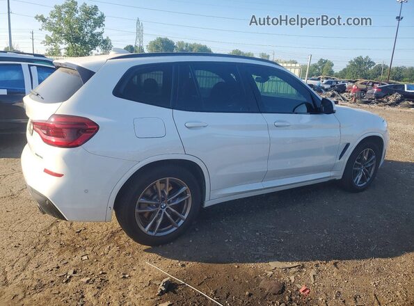 5UXTY5C06M9F39644 2021 BMW X3 White Հետևի աջ