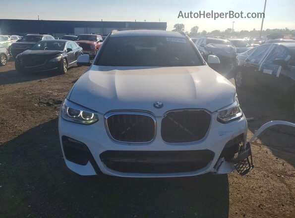 5UXTY5C06M9F39644 2021 BMW X3 White Դիմացի տեսք