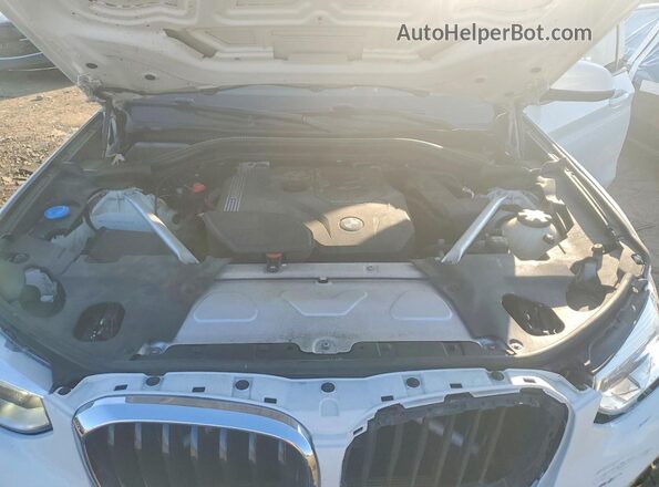 5UXTY5C06M9F39644 2021 BMW X3 White Շարժիչի բաժամունքի տեսք