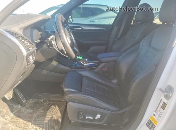 5UXTY5C06M9F39644 2021 BMW X3 White Սալոնի դիմացի տեսք