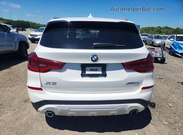 5UXTY5C07M9E14801 2021 BMW X3 Белый Вид сзади