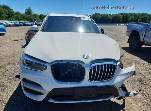5UXTY5C07M9E14801 2021 BMW X3 Белый Вид спереди