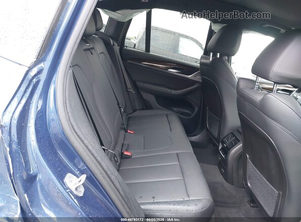5UXTY5C08M9F48104 2021 BMW X3 Blue Вид наклейки з VIN-кодом
