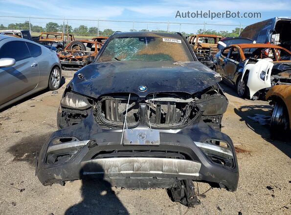 5UXTY5C08M9F65226 2021 BMW X3 Black Դիմացի տեսք