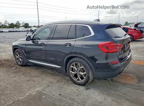 5UXTY5C08M9H20888 2021 BMW X3 Black Rear left