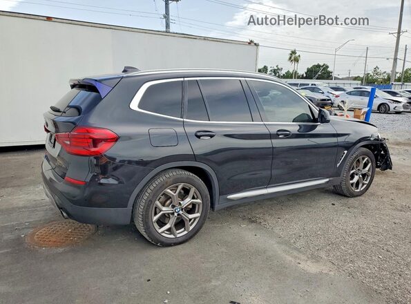 5UXTY5C08M9H20888 2021 BMW X3 Black Rear right