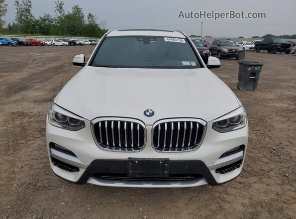 5UXTY5C09L9C68139 2020 BMW X3 White Widok z przodu