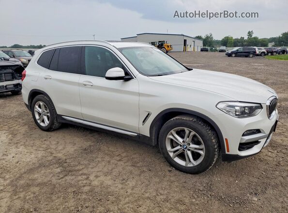 5UXTY5C09L9C68139 2020 BMW X3 White Przód prawy