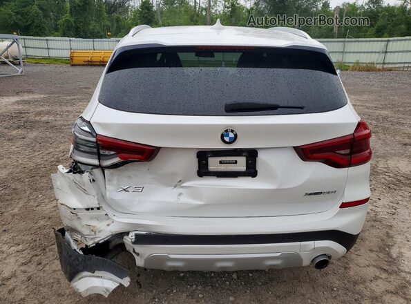 5UXTY5C09L9C68139 2020 BMW X3 White Widok z tyłu
