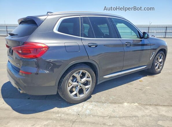 5UXTY5C09L9D22457 2020 BMW X3 Charcoal Հետևի աջ