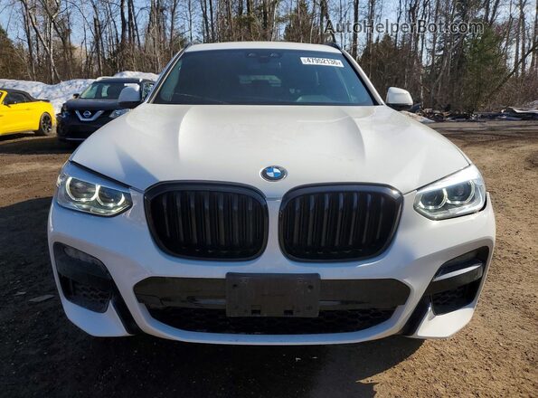 5UXTY5C09M9H30149 2021 BMW X3 White Вид спереду