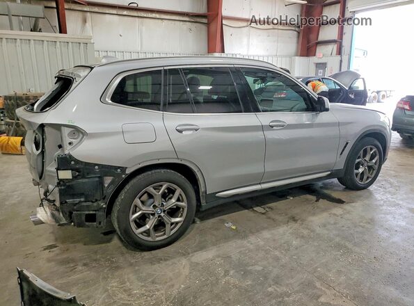 5UXTY5C0XM9E99780 2021 BMW X3 Silver Trasero derecho