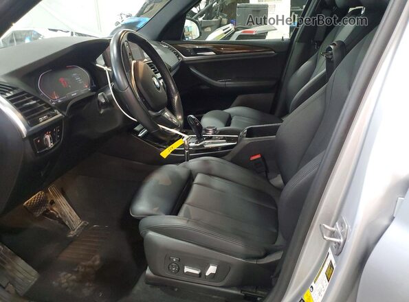 5UXTY5C0XM9E99780 2021 BMW X3 Silver Vista interior delantera