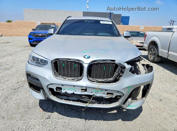 5UXTY5C0XM9H61636 2021 BMW X3 Silver Вид спереду