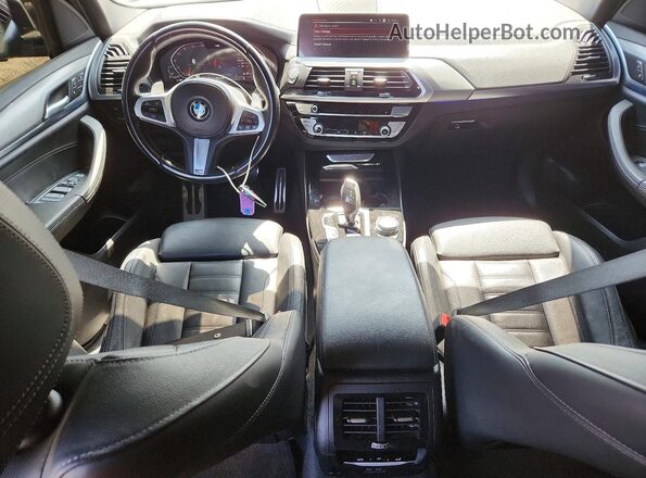 5UXTY5C0XM9H61636 2021 BMW X3 Silver Вид панелі приладів
