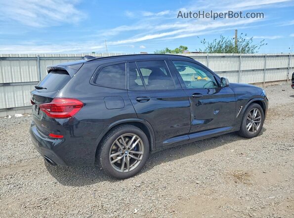5UXTY9C00L9D23049 2020 BMW X3 Black Հետևի աջ