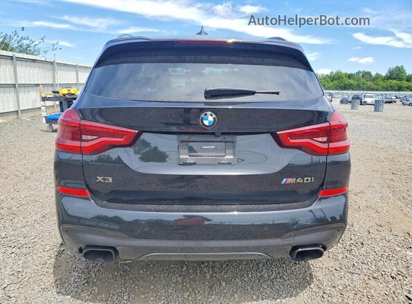 5UXTY9C00L9D23049 2020 BMW X3 Black Հետևի տեսք