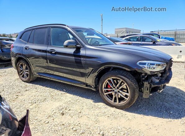 5UXTY9C02M9G26027 2021 BMW X3 Gray Առջևի աջ