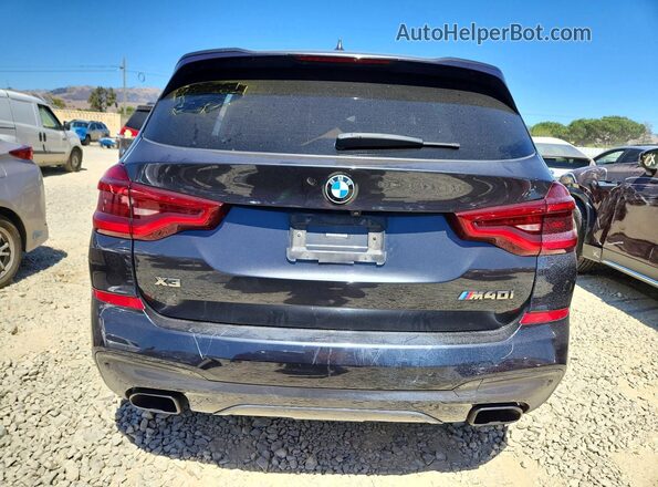 5UXTY9C02M9G26027 2021 BMW X3 Gray Հետևի տեսք