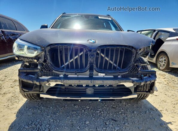 5UXTY9C02M9G26027 2021 BMW X3 Gray Դիմացի տեսք