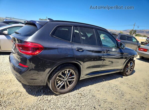 5UXTY9C02M9G26027 2021 BMW X3 Gray Հետևի աջ