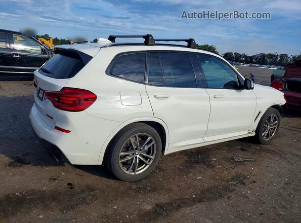 5UXTY9C03LLE60392 2020 BMW X3 White Trasero derecho