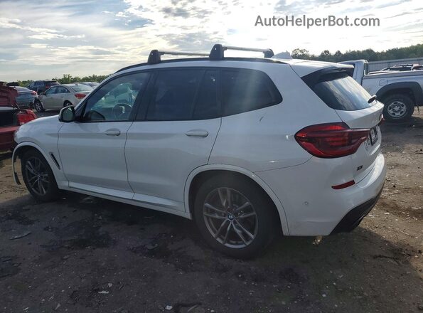 5UXTY9C03LLE60392 2020 BMW X3 White Trasero izquierdo