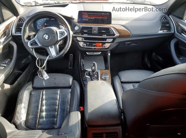 5UXTY9C03LLE60392 2020 BMW X3 White Vista del salpicadero