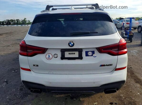 5UXTY9C03LLE60392 2020 BMW X3 White Vista trasera