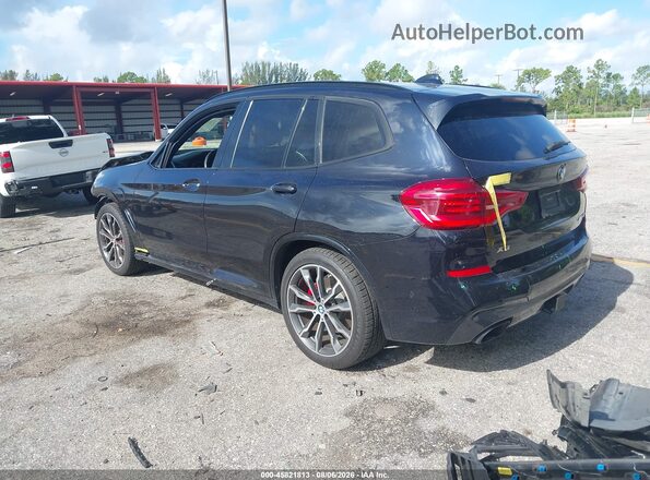 5UXTY9C03M9F80224 2021 BMW X3 Black Tył lewy