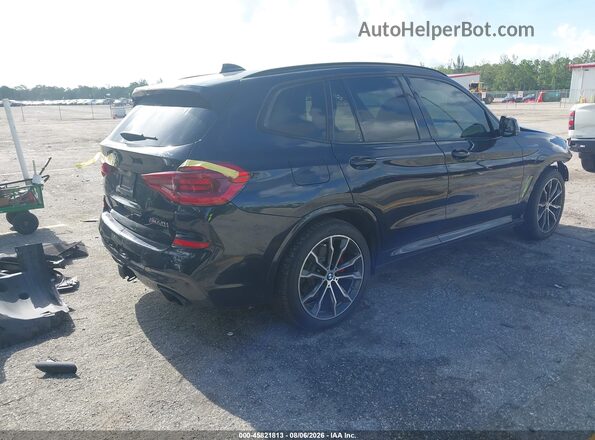5UXTY9C03M9F80224 2021 BMW X3 Black Tył prawy