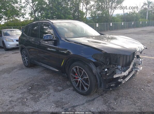 5UXTY9C03M9F80224 2021 BMW X3 Black 