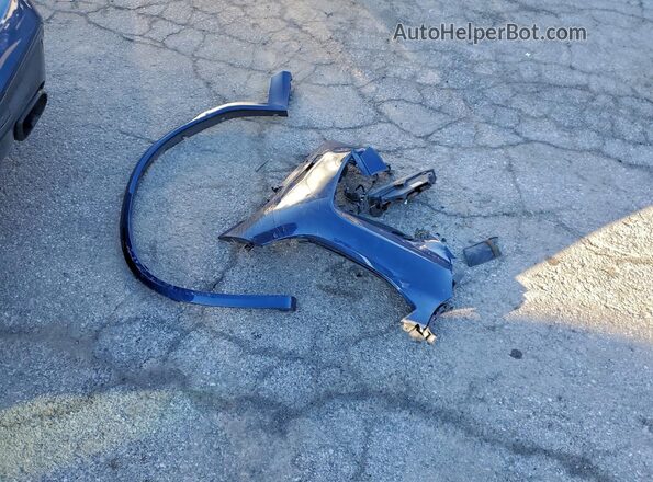 5UXTY9C04LLE59459 2020 BMW X3 Blue Vista de la etiqueta del VIN