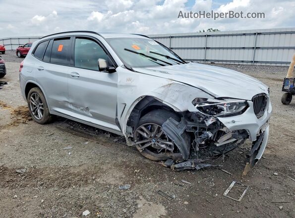 5UXTY9C06L9B36866 2020 BMW X3 Серебряный Передняя правая четверть