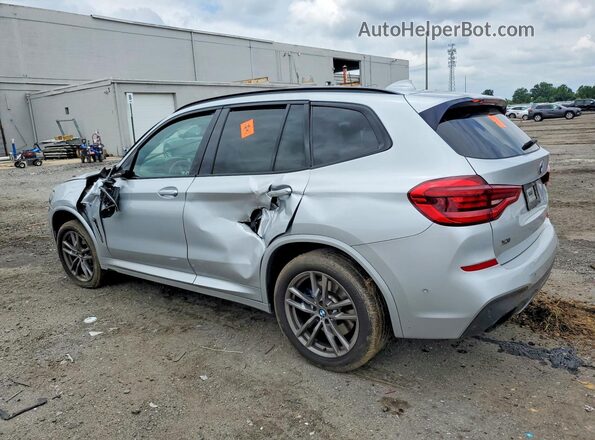 5UXTY9C06L9B36866 2020 BMW X3 Серебряный Задняя левая четверть