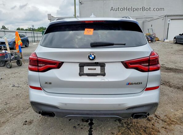 5UXTY9C06L9B36866 2020 BMW X3 Серебряный Вид сзади