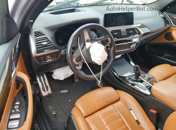 5UXTY9C06L9B36866 2020 BMW X3 Серебряный Вид панели приборов