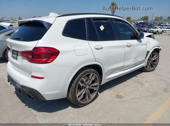 5UXTY9C06M9H12652 2021 BMW X3 White Trasero derecho