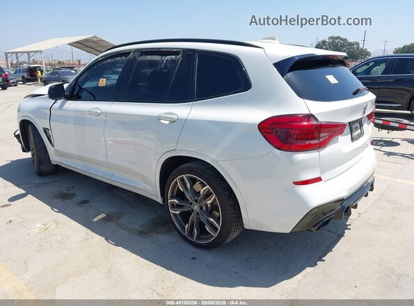 5UXTY9C06M9H12652 2021 BMW X3 White Trasero izquierdo