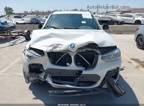 5UXTY9C06M9H12652 2021 BMW X3 White Vista del cuadro de instrumentos
