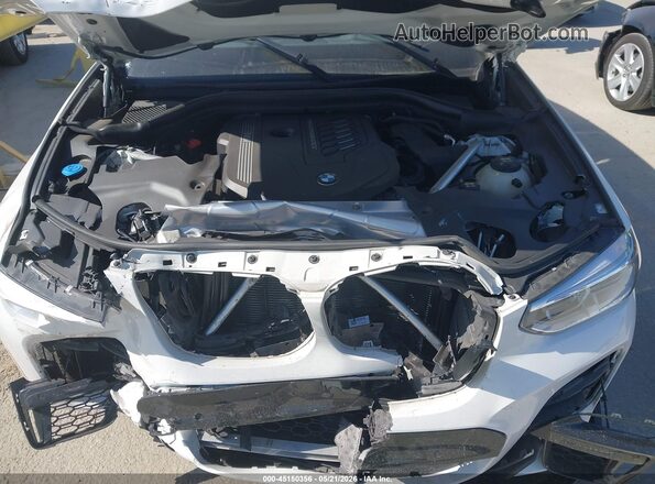 5UXTY9C06M9H12652 2021 BMW X3 White Vista trasera