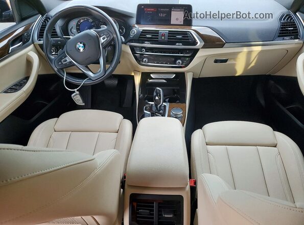 5UXUJ3C51KLG56606 2019 BMW X4 Burgundy Вид панелі приладів