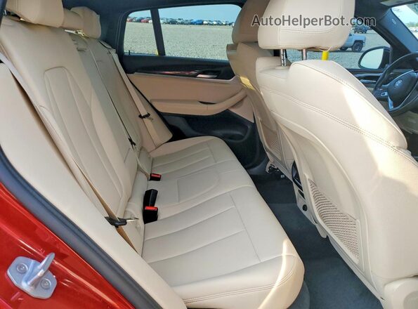 5UXUJ3C51KLG56606 2019 BMW X4 Burgundy Вид задньої частини салону