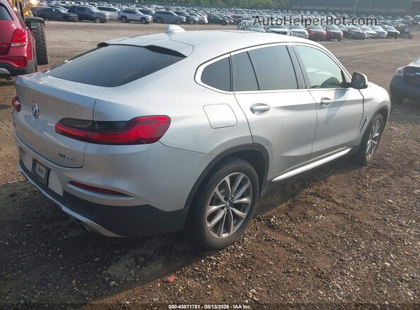 5UXUJ3C52KLG55626 2019 BMW X4 Silver Задня права чверть