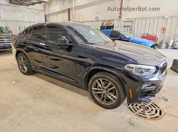 5UXUJ3C53KLG54579 2019 BMW X4 Black Передня права чверть