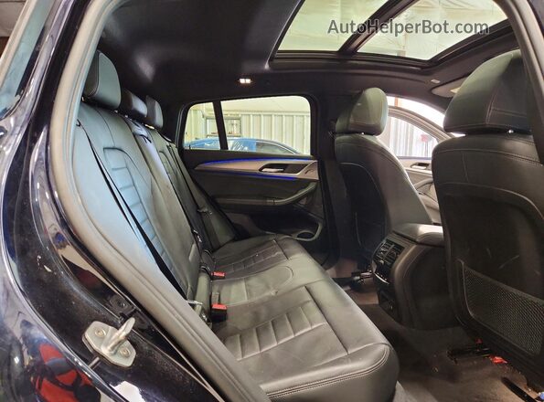 5UXUJ3C53KLG54579 2019 BMW X4 Black Вид задньої частини салону